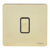 SCHNEIDER Switch 16Ax 1Gang 2Way Pearl Nickel