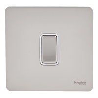 SCHNEIDER Switch 16Ax 2Gang 2Way Pearl Nickel