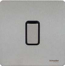 SCHNEIDER Switch 16Ax 1Gang 2Way Stainless Steel