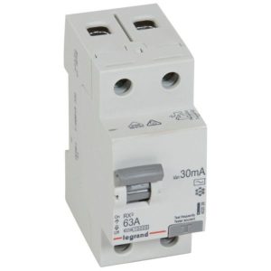 RX - RCD RX 2P 63A - 230 V~ AC type - 30 mA leakage current - Screwed terminal