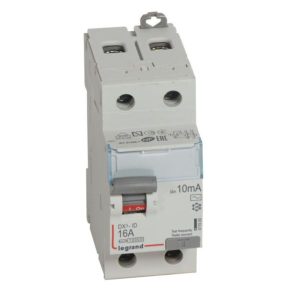 LEGRAND RCCB DX3 2 pole 16A type AC 10mA screw terminals