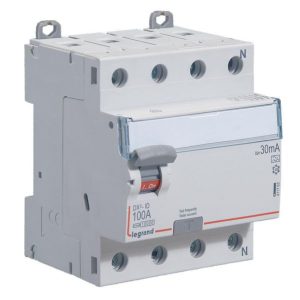 LEGRAND RCD DX-ID - 4P 400 V~ neutral right hand side - 100 A - 30 mA - A type