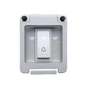 Outdoor Weatherproof Bell Push IP55- Snowlite