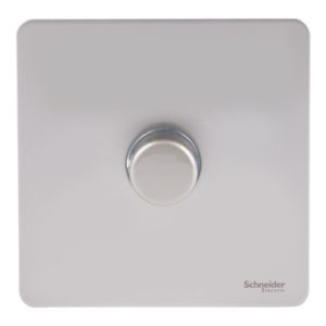 SCHNEIDER 1G 2W  400W Dimmer Pearl Nickel
