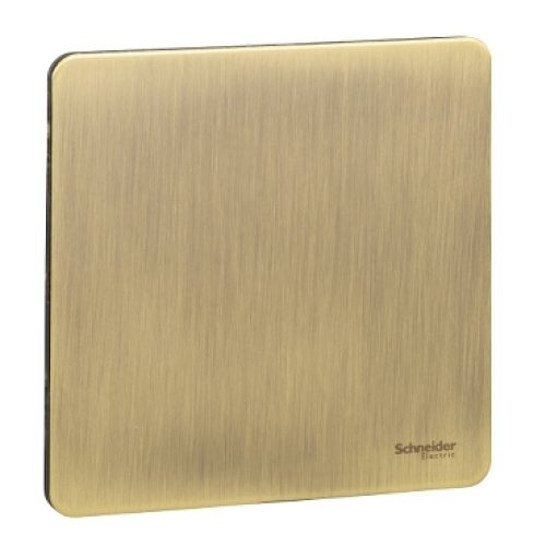 SCHNEIDER 1 Gang Plate Antique Brass-Schneider