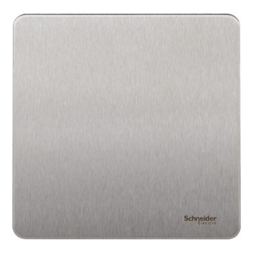SCHNEIDER 1 Gang Plate stainless Steel-Schneider