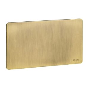 SCHNEIDER 2Gang Plate Antique Brass