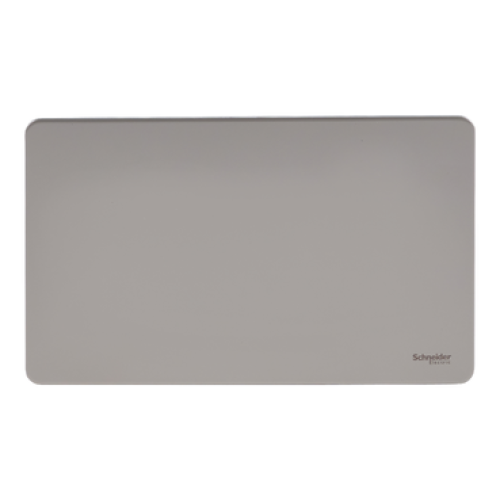 SCHNEIDER 2 Gang Plate Pearl Nickel-Schneider