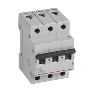 MCB RX 6000 - 3P - 400V~ - 40A - C curve - 6000A capacity - IP20 - fingerproof