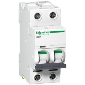 Miniature Circuit brker 2-pole C-char 63-A, 6kA
