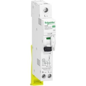 RCBO 20A C 100mA 1+N pole 10kA