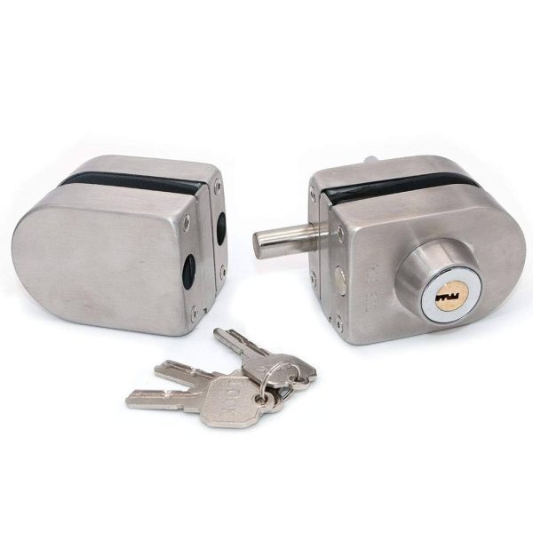 Rotary handle, 6mm, door installation, gray, cylinder lock