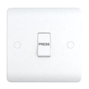 10A Bell Push - Snowlite