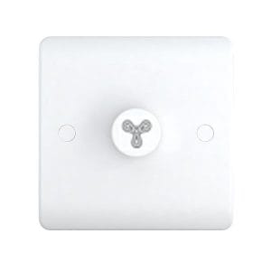 1 Gang 1 Way Fan Dimmer 250W - Snowlite