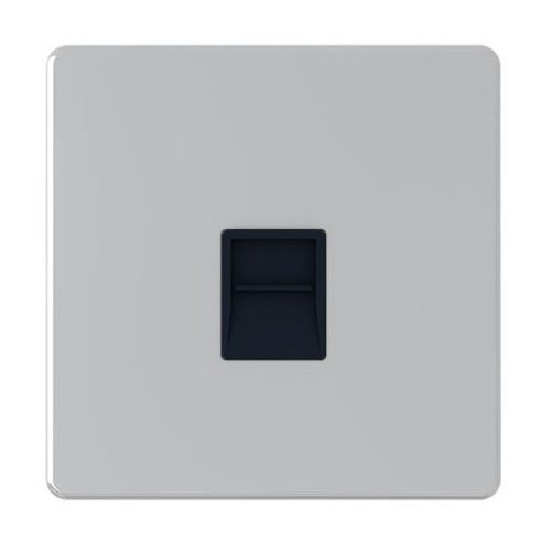 1 Gang Telephone Secondary Socket Silver – Snowlite