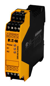 Safety relay emergency stop/protective door, 24VDC/AC, 2 enabling paths