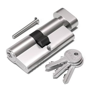Toggle, 10mm, door installation, gray, cylinder lock