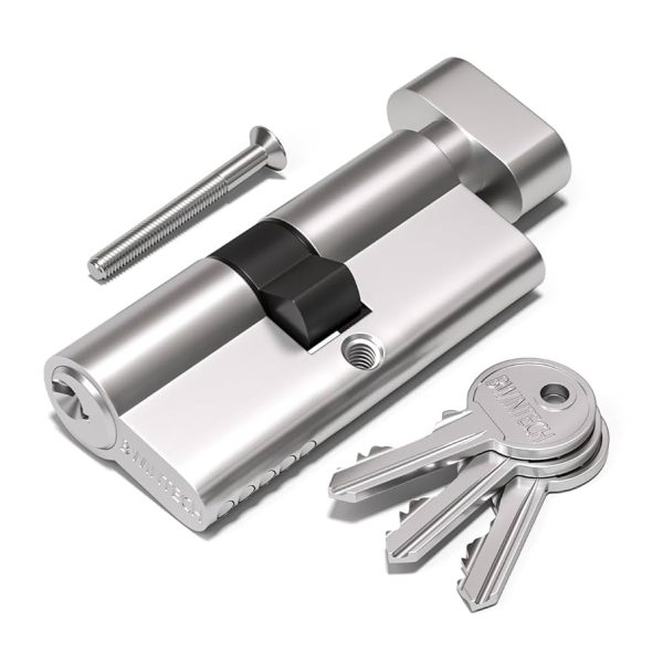 Toggle, 14mm, door installation, gray, cylinder lock