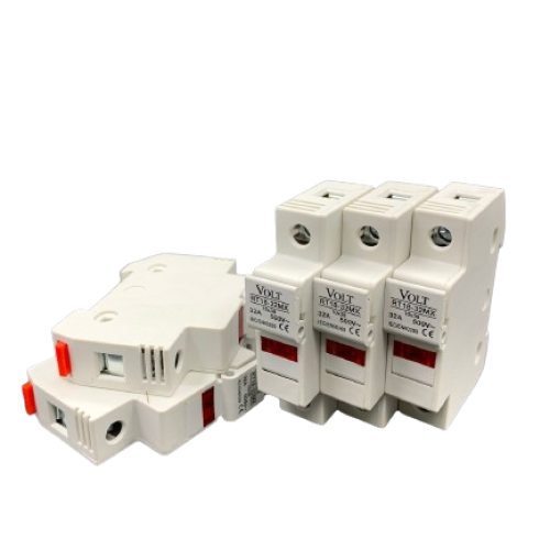 Volt Fuse Carrier 1 Pole (Assorted Fuse 10×38, V~380, 32A)-Volt