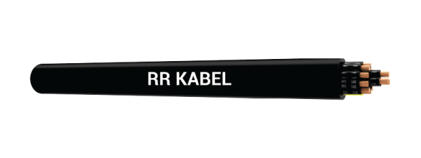 RR 0.75 X 2C FLEXIBLE CABLE BLACK