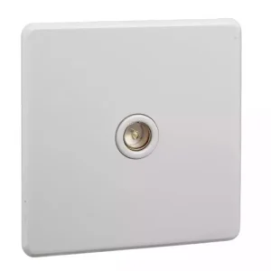 SCHNEIDER 1 Gang TV C0-Axial Outlet  Antique Brass